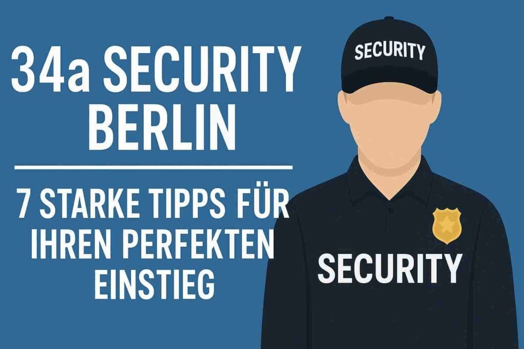 🛡️ Unterrichtung 34a oder Sachkundeprüfung 34a? Ihr Einstieg in die Sicherheitsbranche 1 Security Berlin